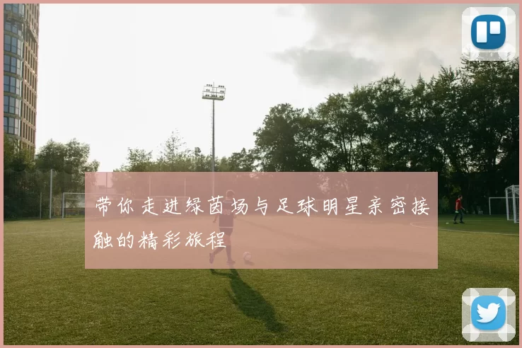 带你走进绿茵场与足球明星亲密接触的精彩旅程